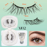 Soft Magnetic Eyelashes No Glue Needed Reusable Natural Look 3D Lashes Easy Apply Soft Magnetic Lashes Kit for Eye Makeup