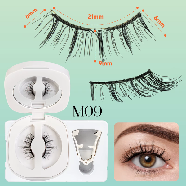 Soft Magnetic Eyelashes No Glue Needed Reusable Natural Look 3D Lashes Easy Apply Soft Magnetic Lashes Kit for Eye Makeup