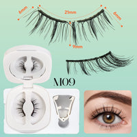 Soft Magnetic Eyelashes No Glue Needed Reusable Natural Look 3D Lashes Easy Apply Soft Magnetic Lashes Kit for Eye Makeup